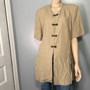 ⭐️Vintage RM Richards by Karen Kwong Dress Blouse Sz 16 ⭐️